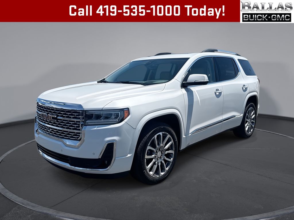 White Frost Tricoat 2023 GMC Acadia Denali AWD SUV / Crossover Four-Wheel Drive 9-Speed Automatic
