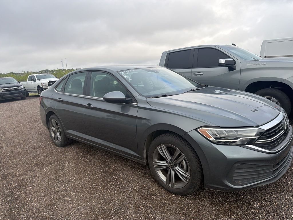 Blue 2024 Volkswagen Jetta SE FWD Sedan Front-Wheel Drive 8-Speed Automatic