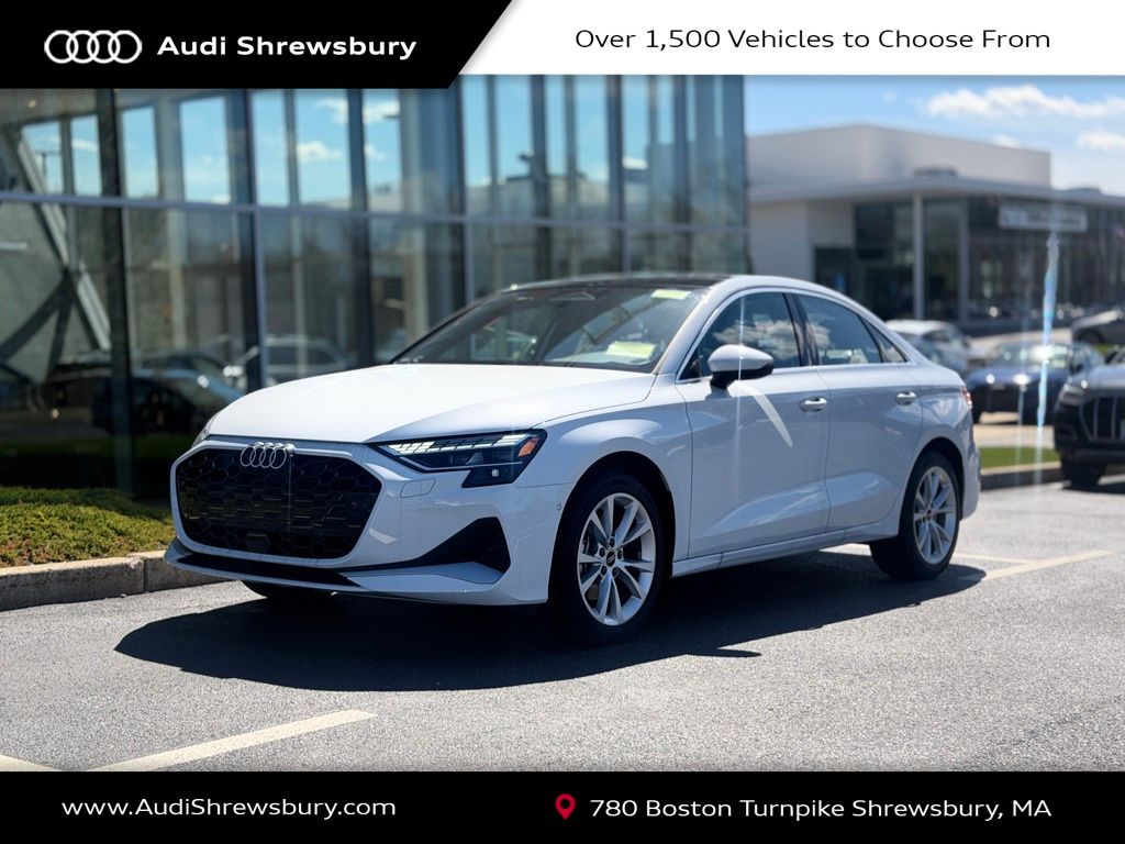 Glacier White 2026 Audi A3 Hatchback 7-Speed Automatic