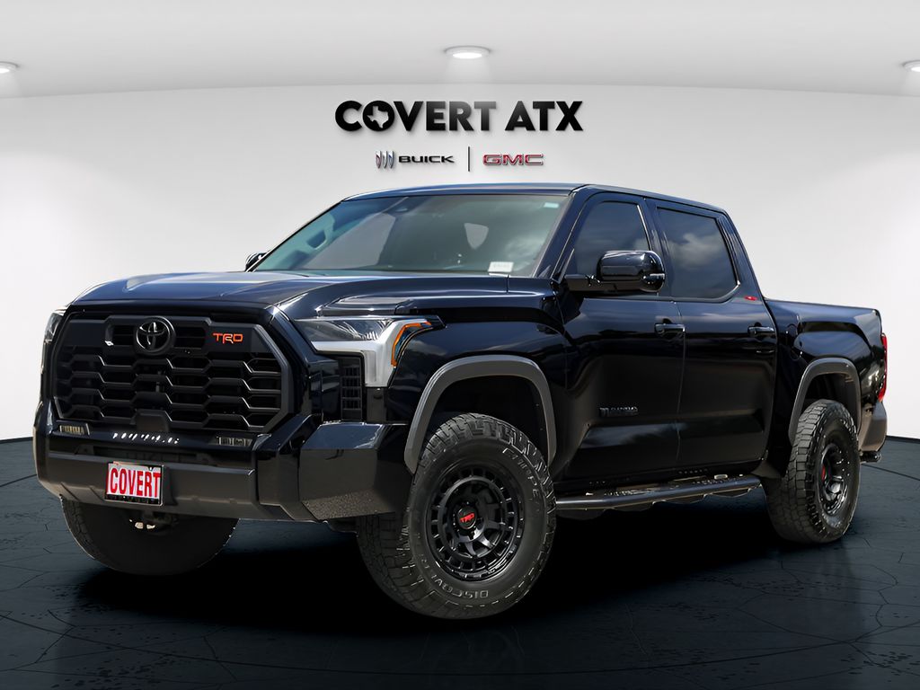 Midnight Black Metallic 2024 Toyota Tundra Pickup Truck Four-Wheel Drive Automatic