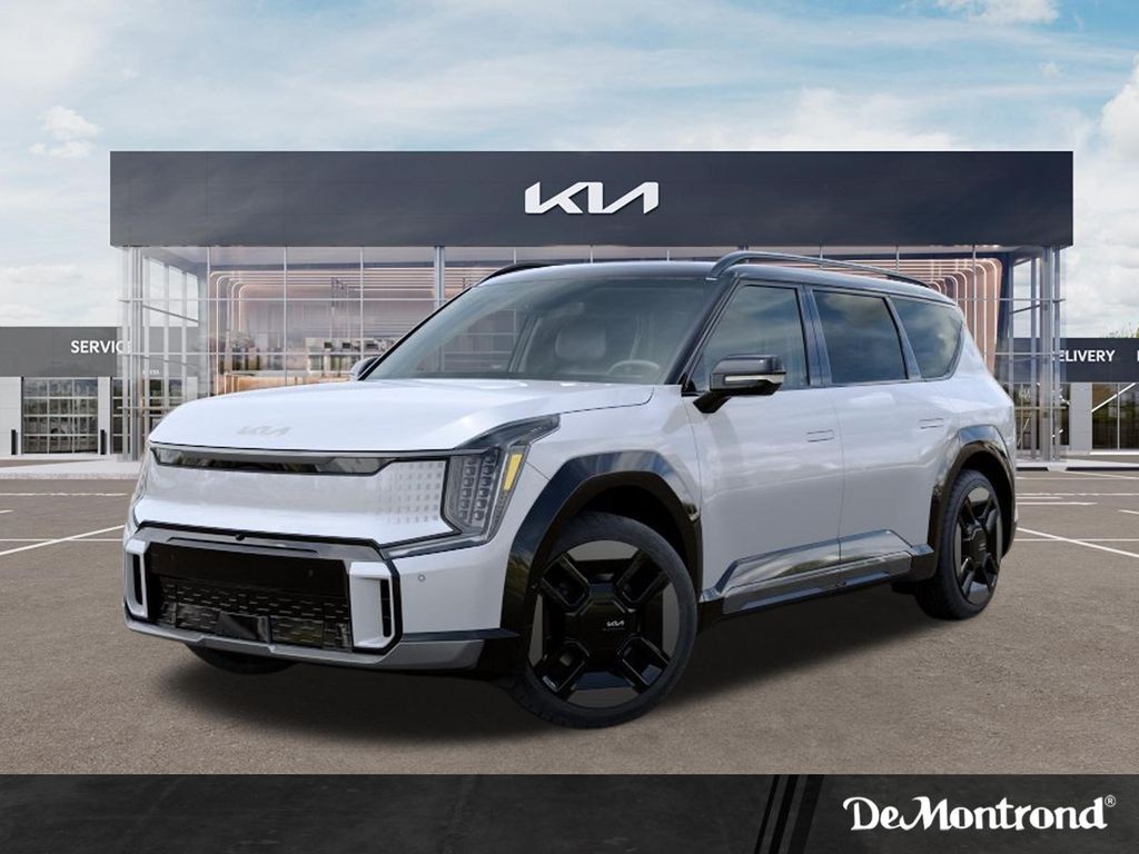2026 Kia EV9 GT-LINE AWD White at Shottenkirk Kia Fort Bend