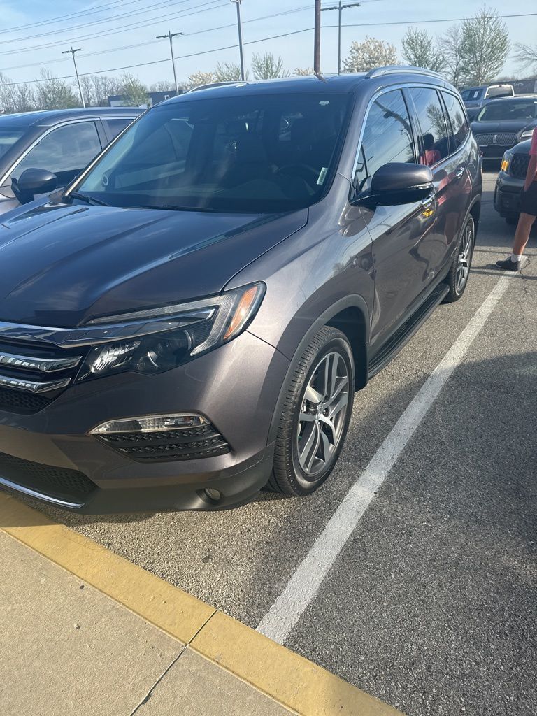 Gray (Modern Steel Metallic) 2017 Honda Pilot Touring AWD SUV / Crossover All-Wheel Drive 9-Speed Automatic