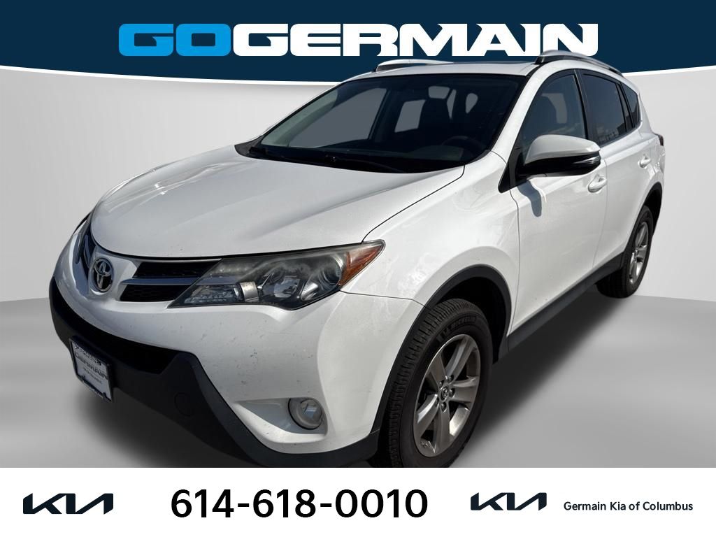 Super White 2015 Toyota RAV4 SUV / Crossover Front-Wheel Drive 6-Speed Automatic