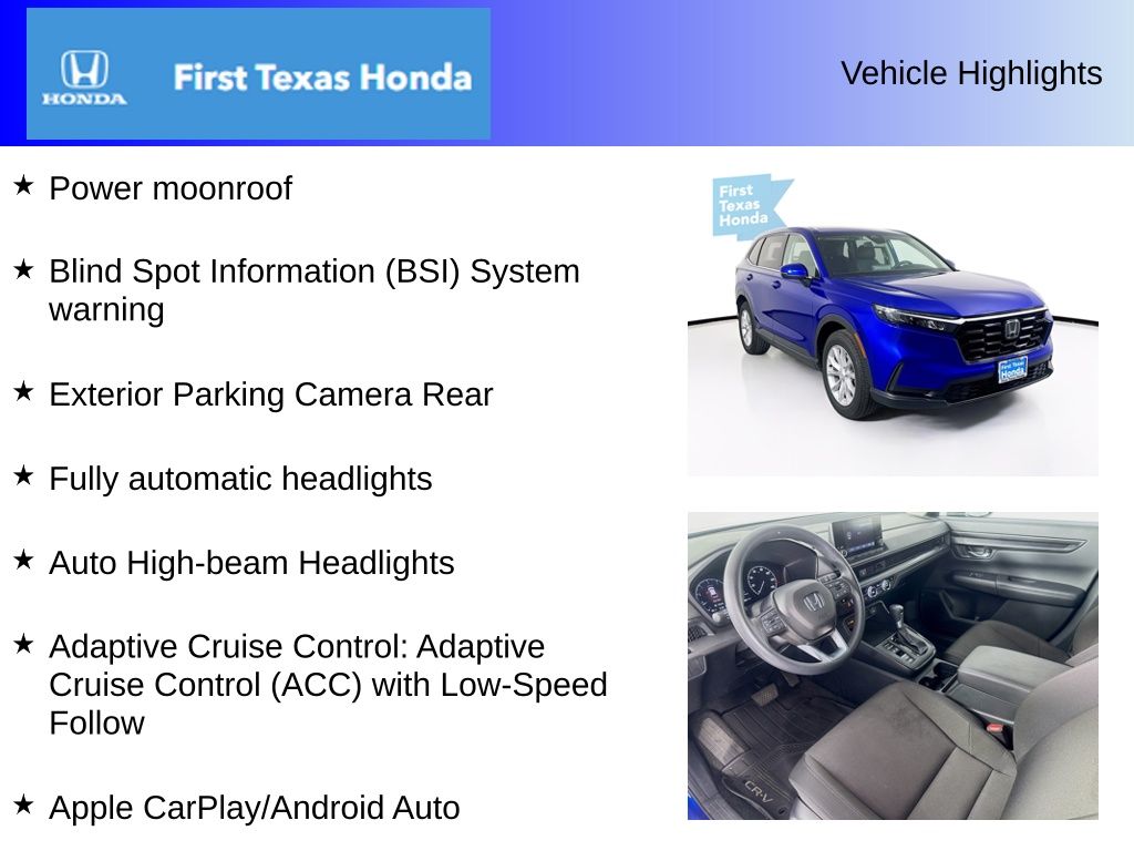 Used Car 2024 Honda Cr-v  Ex For Sale Under $35,000 In Austin, Texas