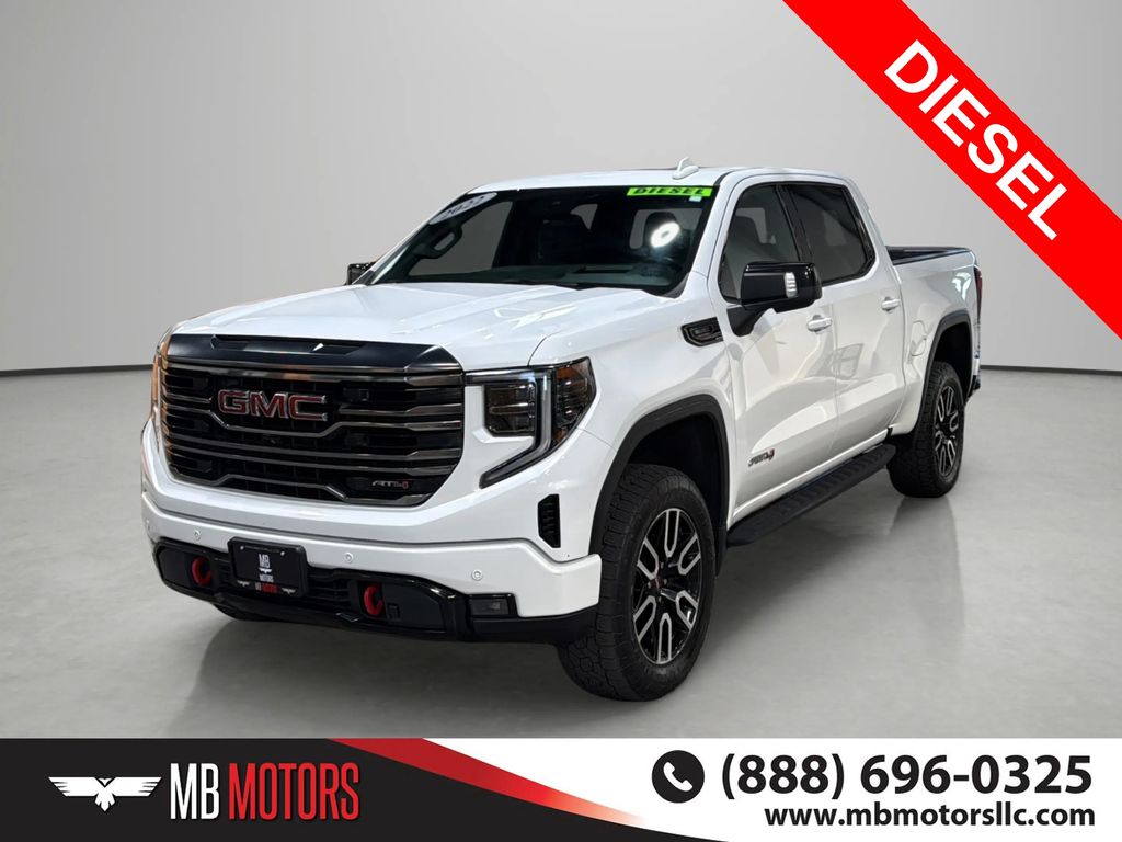 White 2022 GMC Sierra 1500 Pickup Truck Four-Wheel Drive Automatic