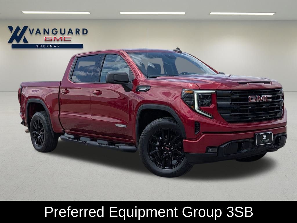 Volcanic Red Tintcoat 2024 GMC Sierra 1500 Elevation Crew Cab RWD Pickup Truck 4X2 Automatic