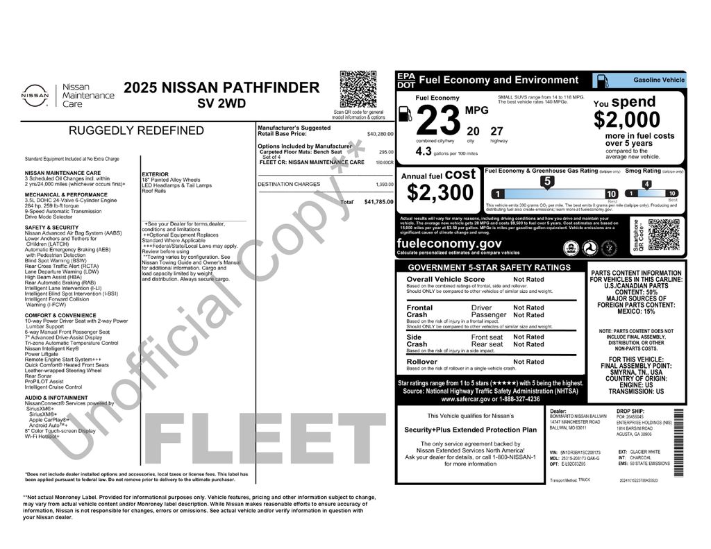 Used 2025 Nissan Pathfinder SUV