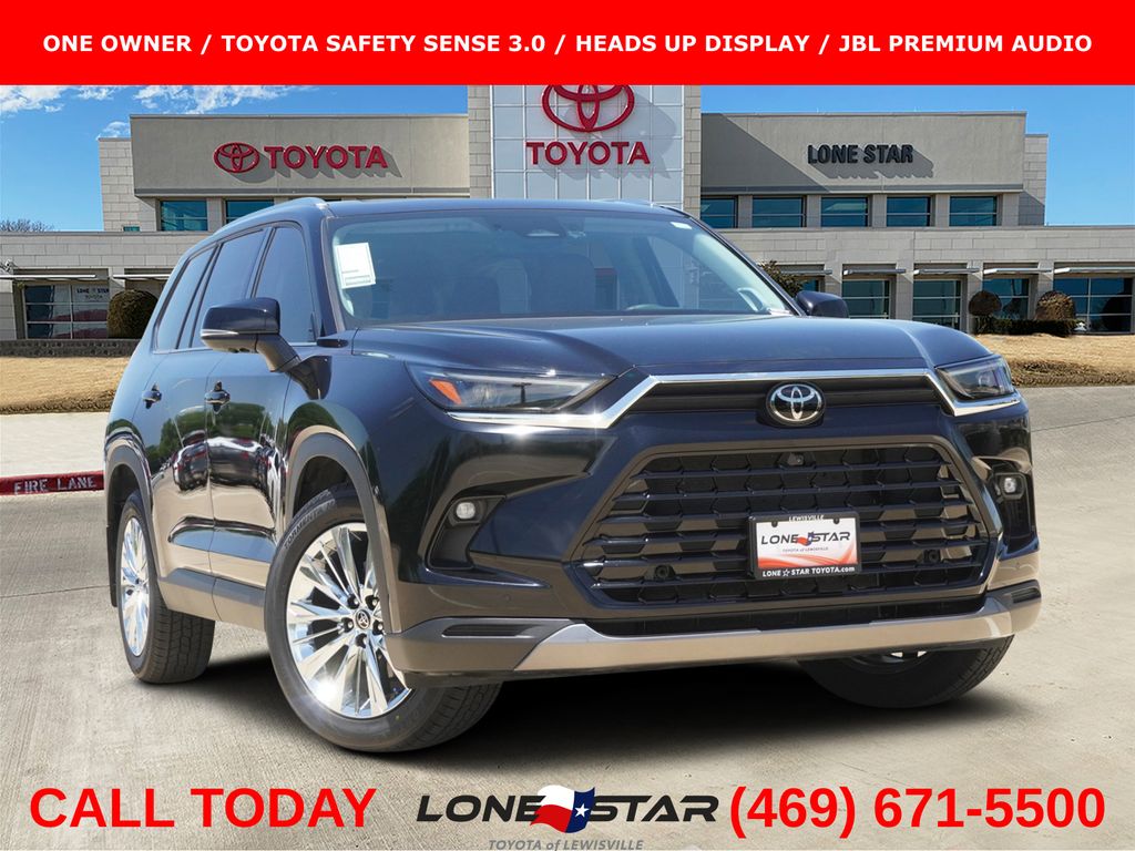 Midnight Black Metallic 2024 Toyota Grand Highlander Platinum AWD SUV / Crossover All-Wheel Drive 8-Speed Automatic