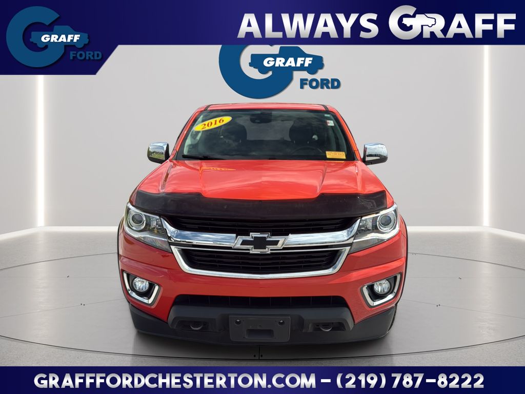 Inferno Orange Metallic 2016 Chevrolet Colorado Pickup Truck Four-Wheel Drive 6-Speed Automatic