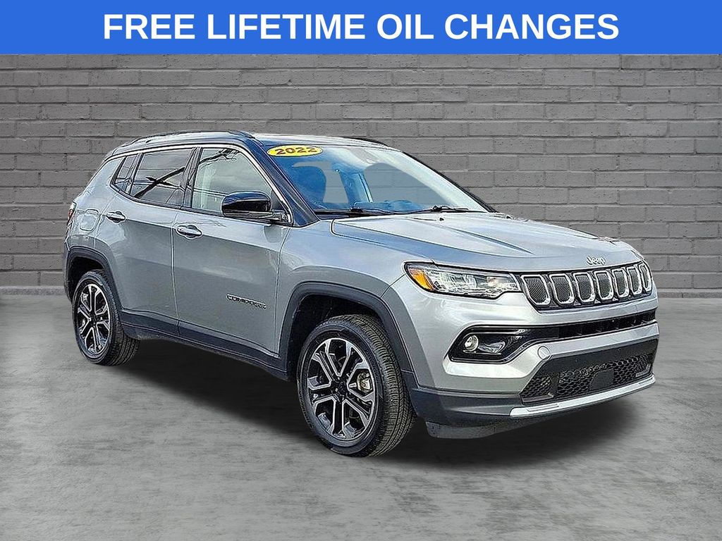 Billet Silver Metallic 2022 Jeep Compass SUV / Crossover Four-Wheel Drive 9-Speed Automatic