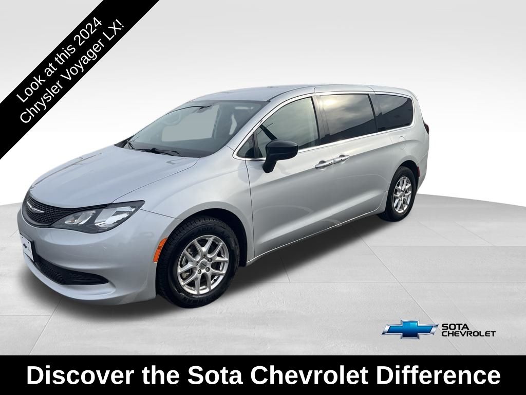 Silver Mist Clearcoat 2024 Chrysler Voyager LX FWD Minivan Front-Wheel Drive 9-Speed Automatic