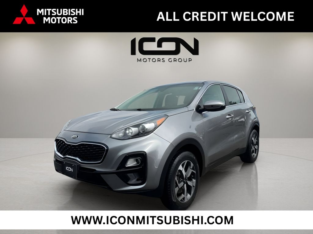 Steel Gray 2021 Kia Sportage SUV / Crossover All-Wheel Drive 6-Speed Automatic Overdrive