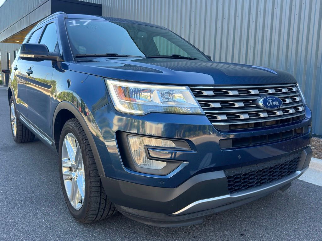 Blue Jeans Metallic 2017 Ford Explorer SUV / Crossover Front-Wheel Drive 6-Speed Automatic