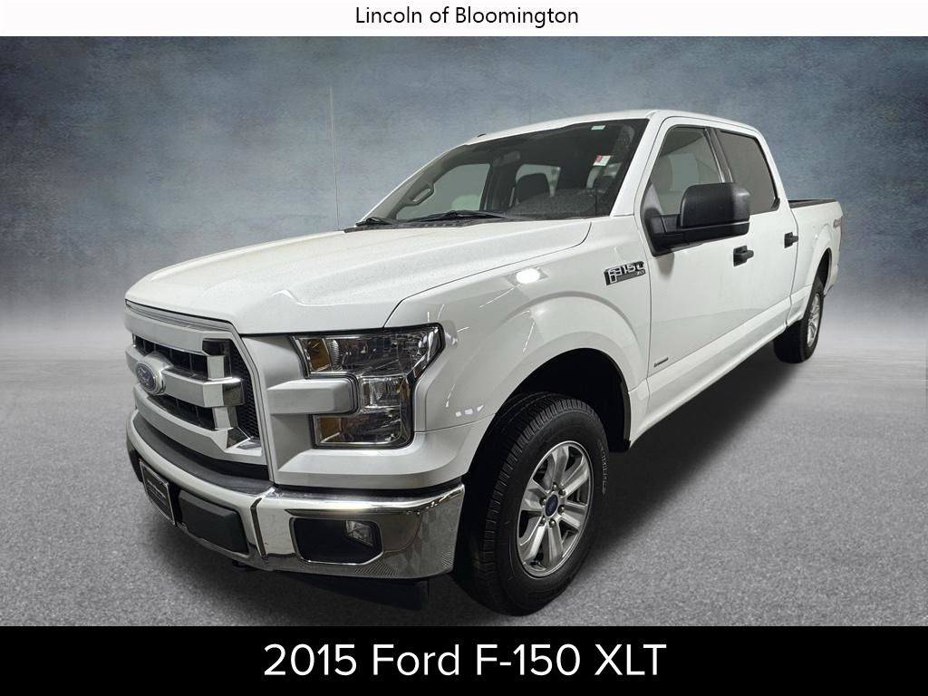 Oxford White 2015 Ford F-150 XLT SuperCrew LB 4WD Pickup Truck Four-Wheel Drive 6-Speed Automatic