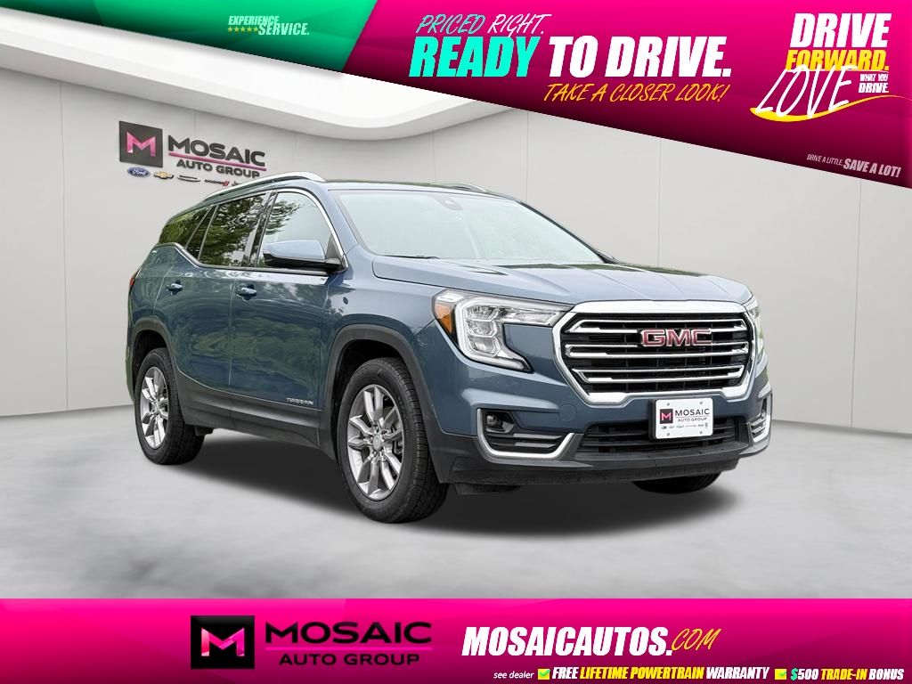 Downpour Metallic 2024 GMC Terrain SUV / Crossover All-Wheel Drive 9-Speed Automatic