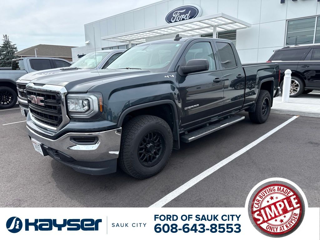 Dark Slate Metallic 2017 GMC Sierra 1500 Pickup Truck Four-Wheel Drive 6-Speed Automatic Overdrive