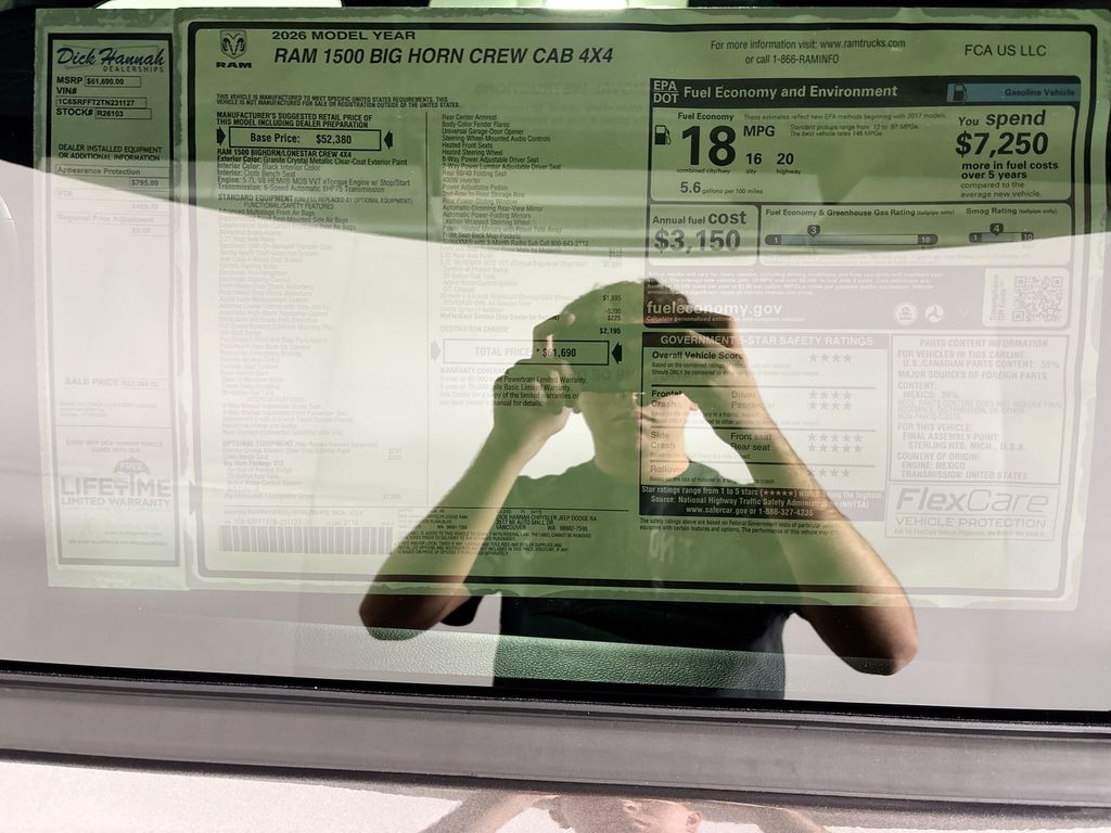 2026 Ram 1500 Big Horn/Lone Star