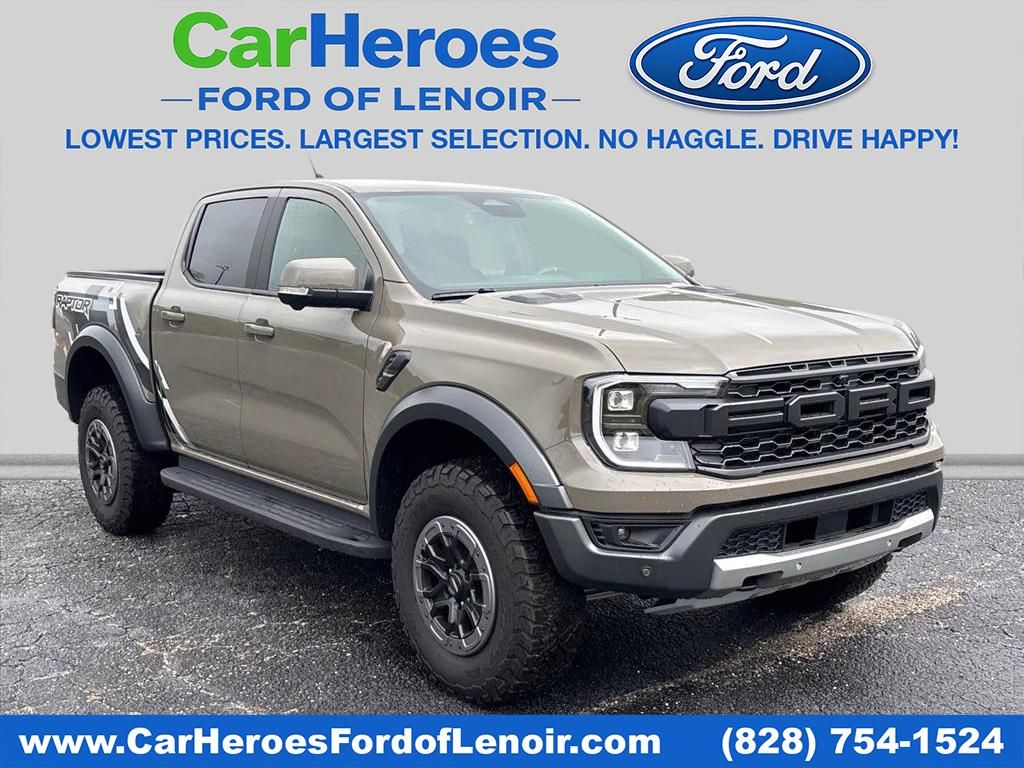 Marsh Gray 2025 Ford Ranger Raptor SuperCrew 4WD Pickup Truck Four-Wheel Drive Automatic