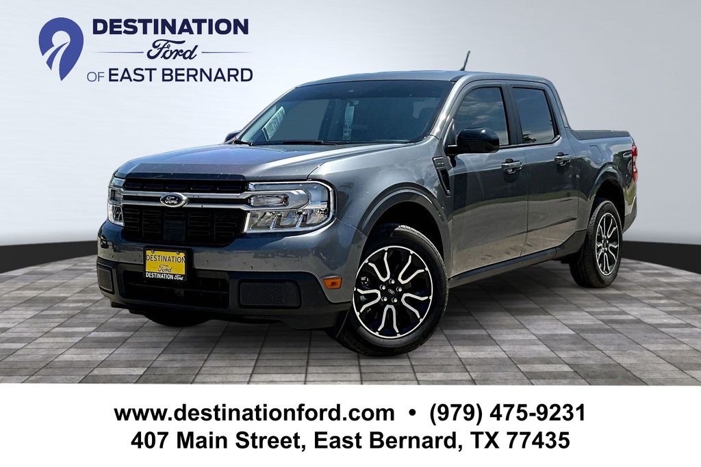 Carbonized Gray Metallic 2024 Ford Maverick Lariat SuperCrew FWD Pickup Truck Front-Wheel Drive Continuously Variable Transmission