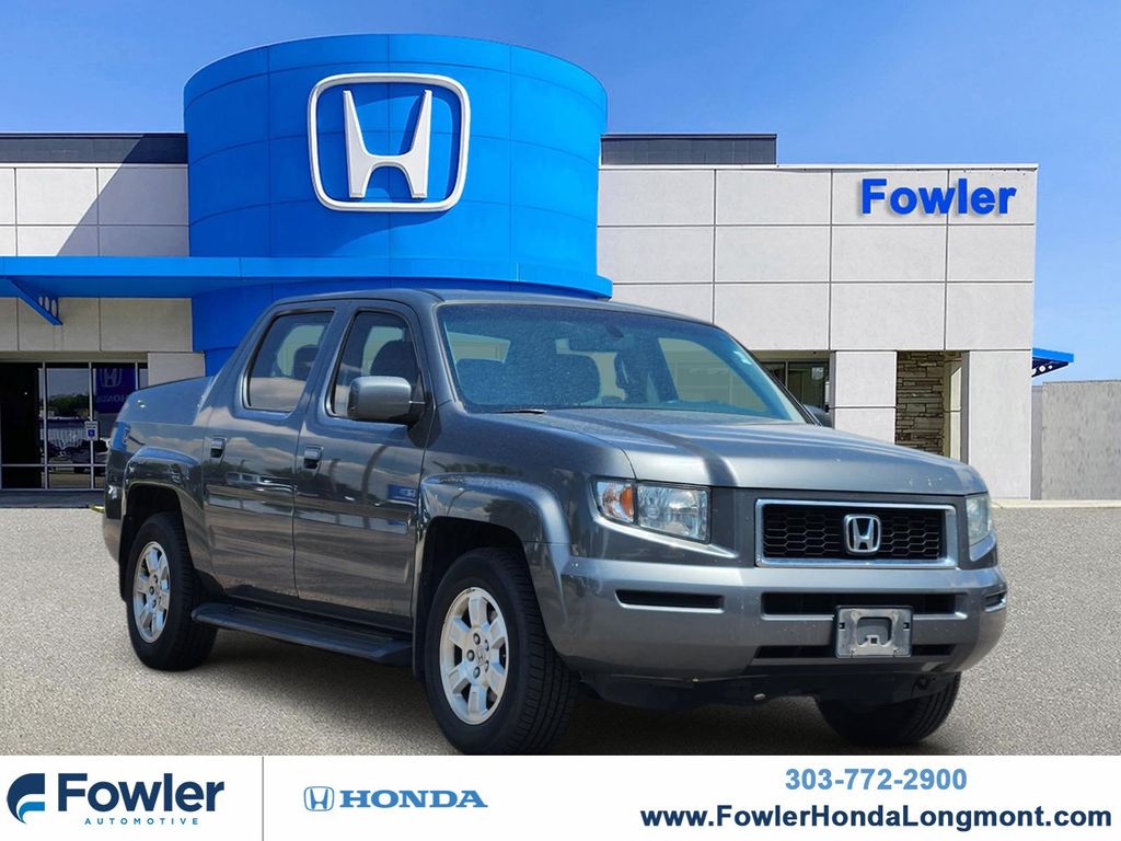 Gray 2008 Honda Ridgeline Pickup Truck Four-Wheel Drive 5-Speed Automatic