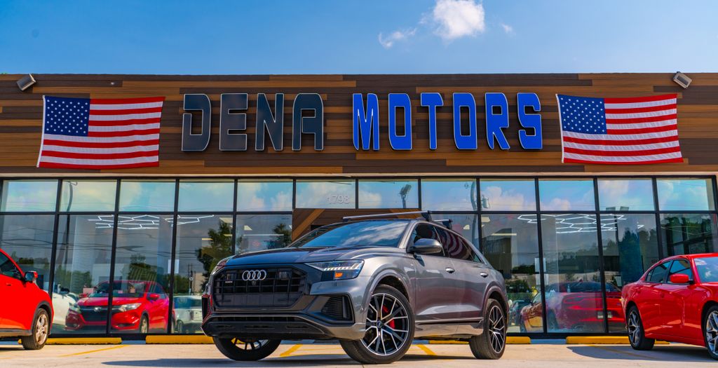 Gray 2019 Audi Q8 SUV / Crossover All-Wheel Drive 8-Speed Automatic