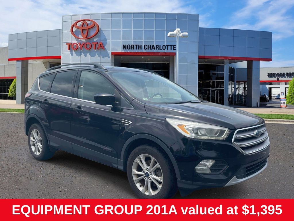 Shadow Black 2017 Ford Escape SE FWD SUV / Crossover Front-Wheel Drive 6-Speed Automatic
