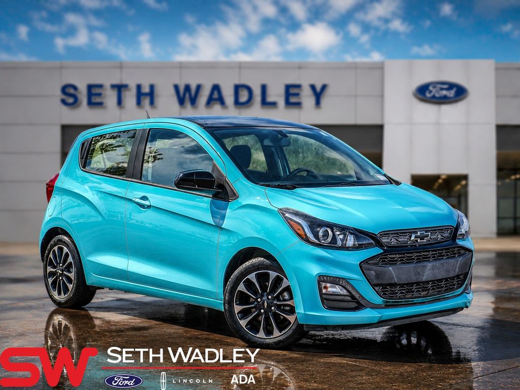Mystic Blue Metallic 2022 Chevrolet Spark 1LT FWD Hatchback Front-Wheel Drive Continuously Variable Transmission