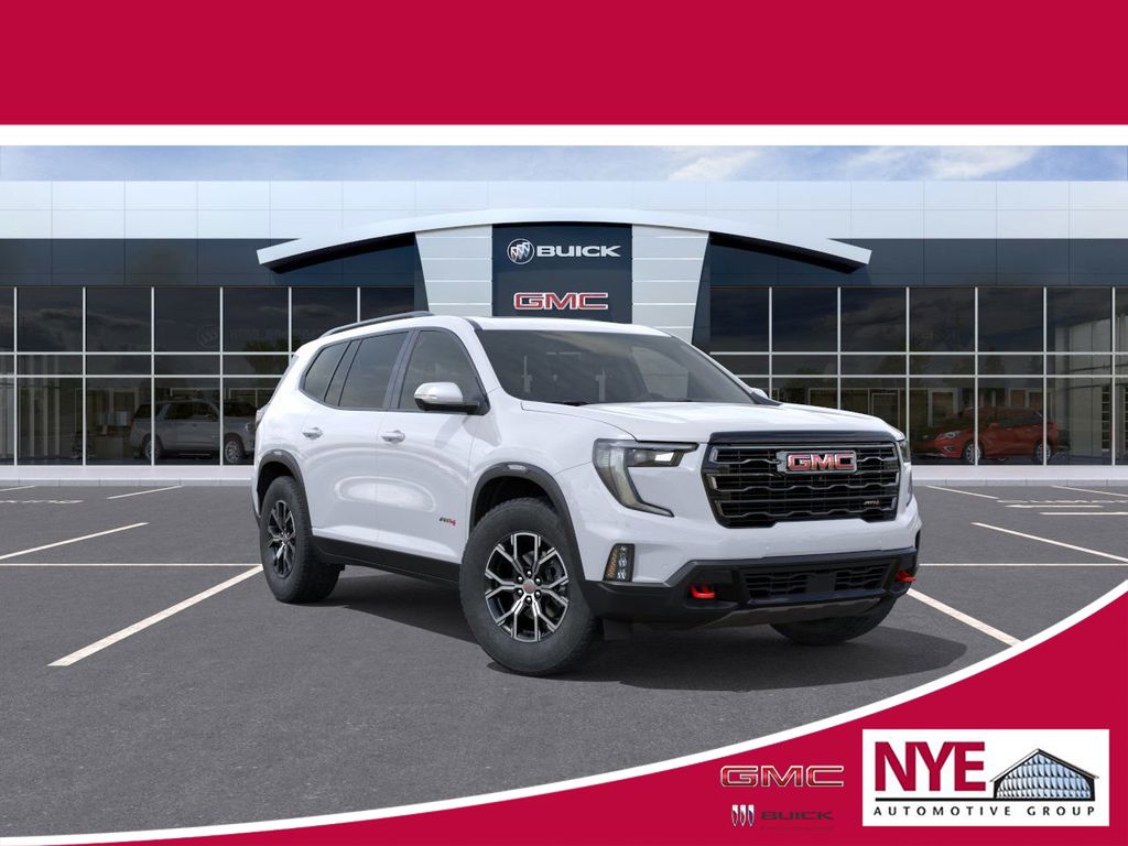 Glacier White 2026 GMC Acadia AT4 AWD SUV / Crossover Four-Wheel Drive 8-Speed Automatic