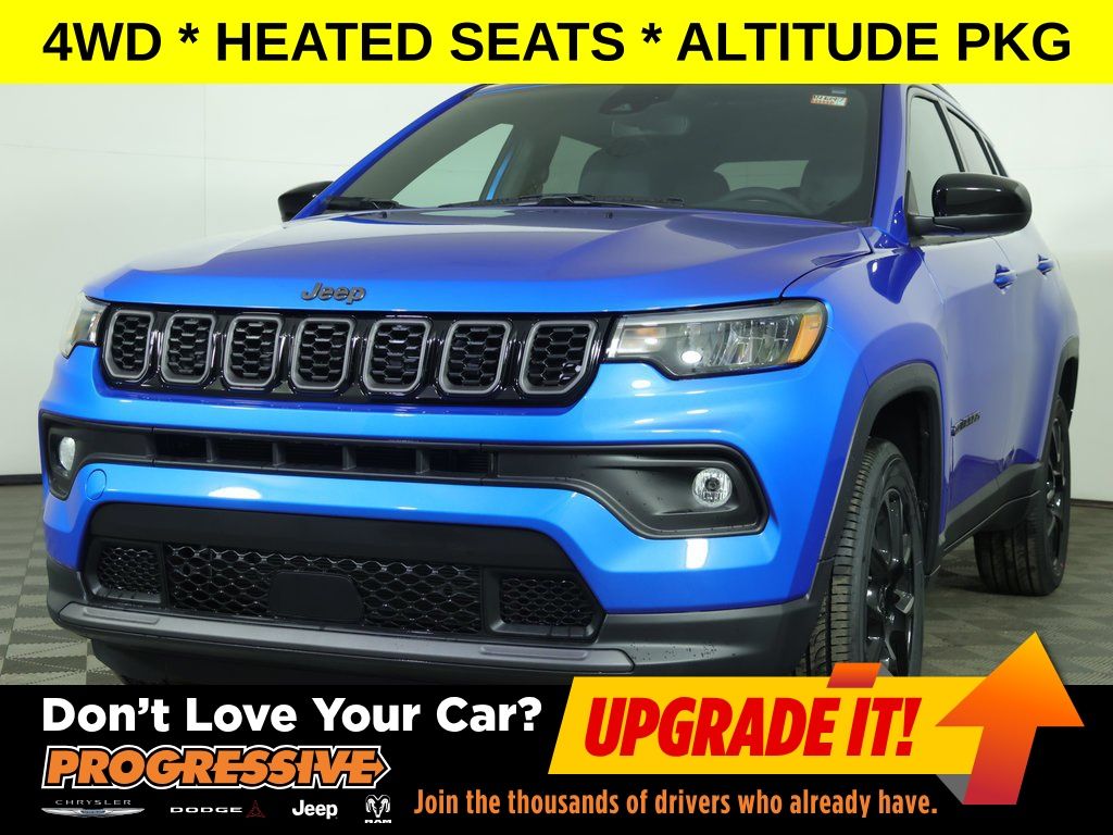Hydro Blue Pearlcoat 2026 Jeep Compass SUV / Crossover Four-Wheel Drive 8-Speed Automatic