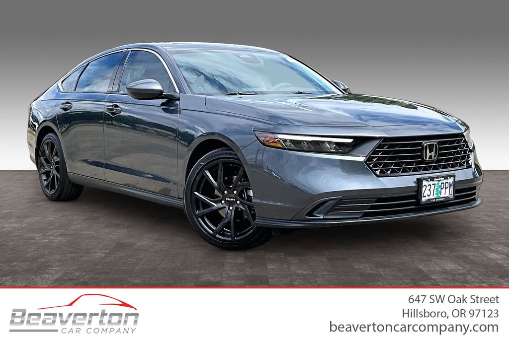 Blue 2024 Honda Accord Sedan Front-Wheel Drive Continuously Variable Transmission