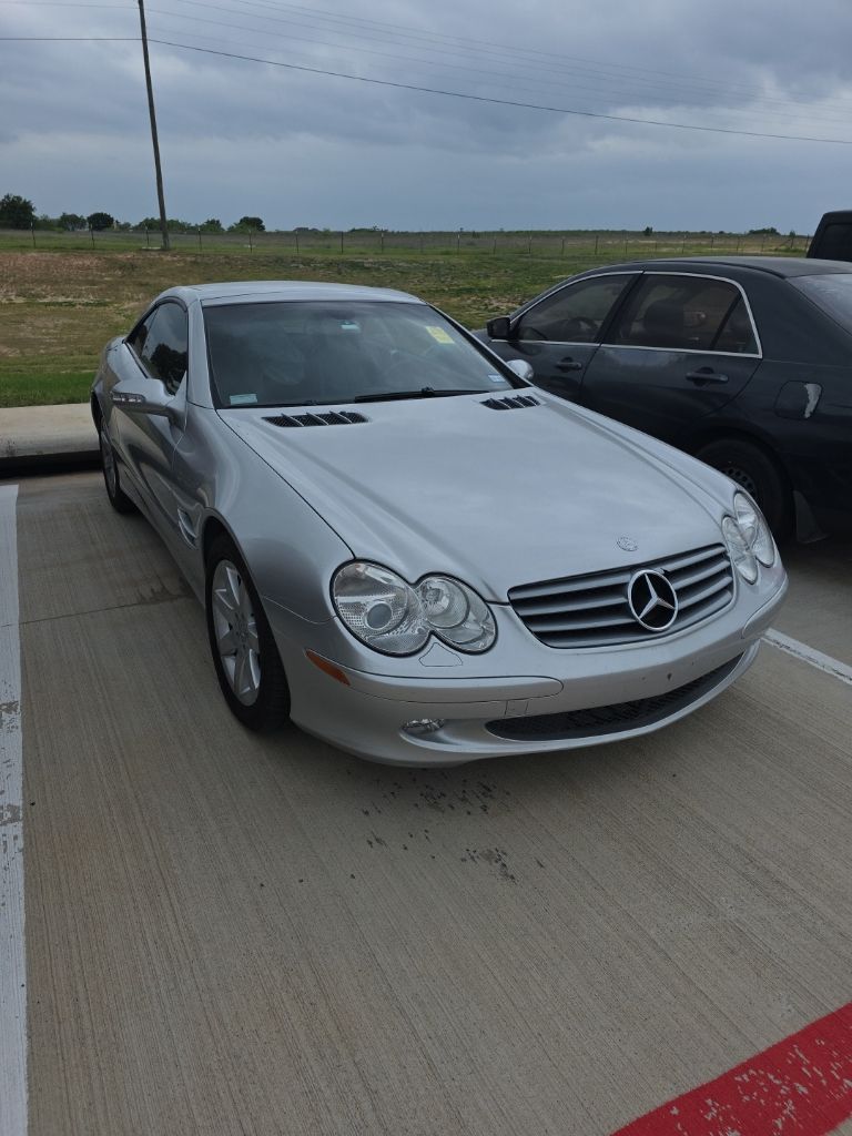Diamond Silver Metallic 2003 Mercedes-Benz SL-Class SL 500 Convertible Rear-Wheel Drive 5-Speed Automatic Overdrive