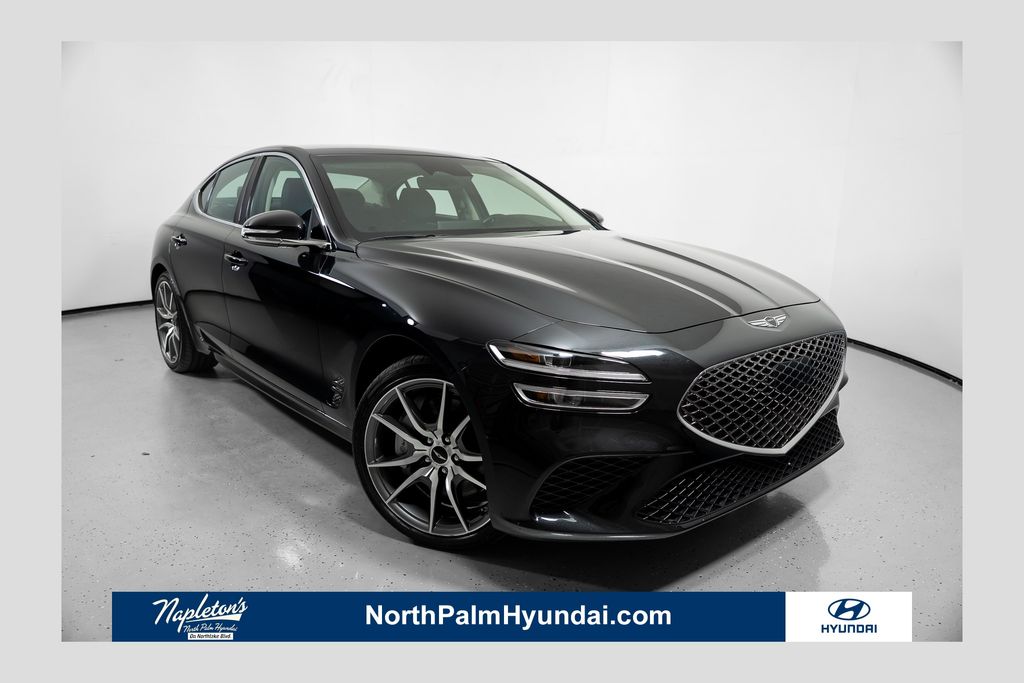 Vik Black 2026 Genesis G70 Sedan Rear-Wheel Drive 8-Speed Automatic