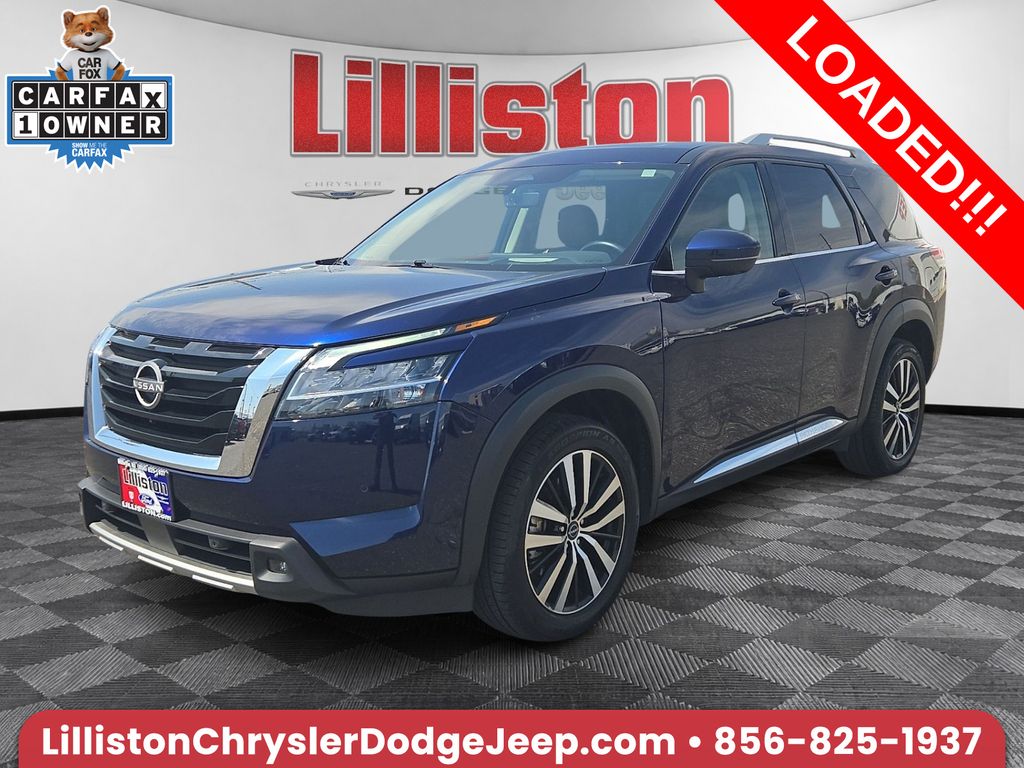 Deep Ocean Blue Pearl 2023 Nissan Pathfinder Platinum 4WD SUV / Crossover All-Wheel Drive 9-Speed Automatic