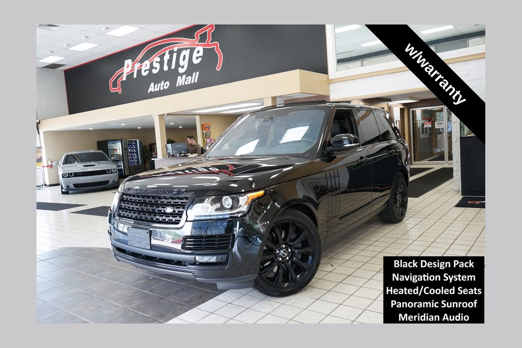 Black 2017 Land Rover Range Rover SUV / Crossover All-Wheel Drive 8-Speed Automatic