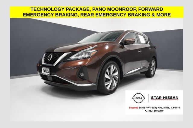 Mocha Almond Pearl 2019 Nissan Murano SL AWD SUV / Crossover All-Wheel Drive Continuously Variable Transmission