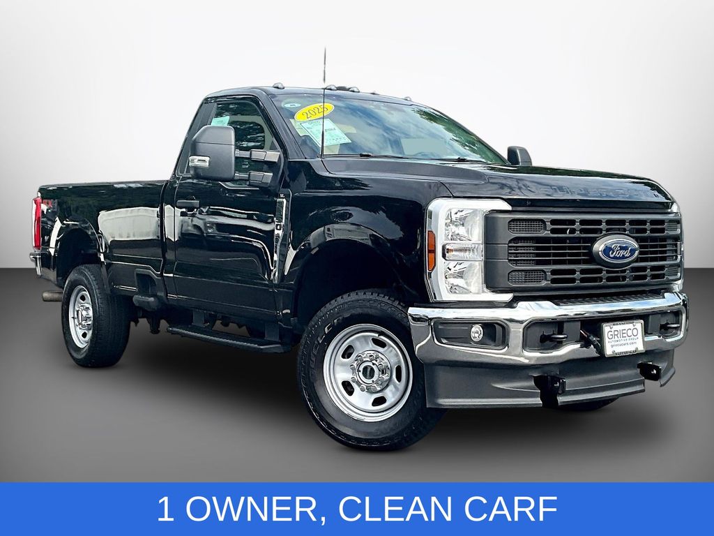 Black Metallic 2025 Ford F-350 Super Duty Pickup Truck Four-Wheel Drive Automatic