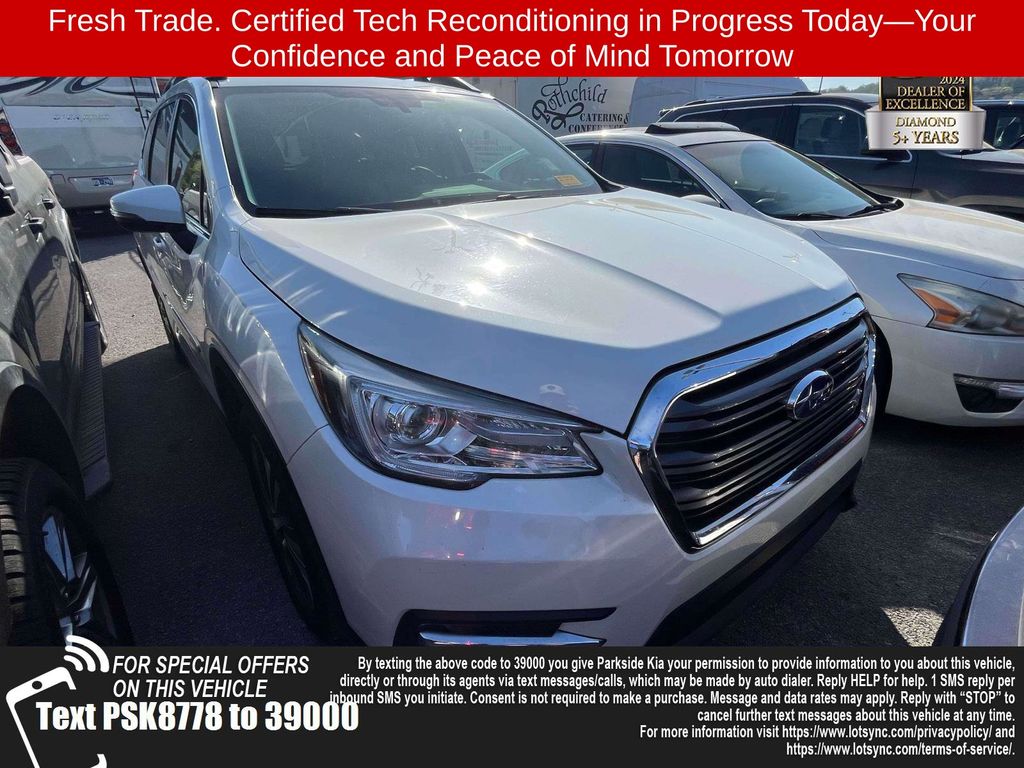 Crystal White Pearl 2020 Subaru Ascent Limited 7-Passenger AWD SUV / Crossover All-Wheel Drive Continuously Variable Transmission