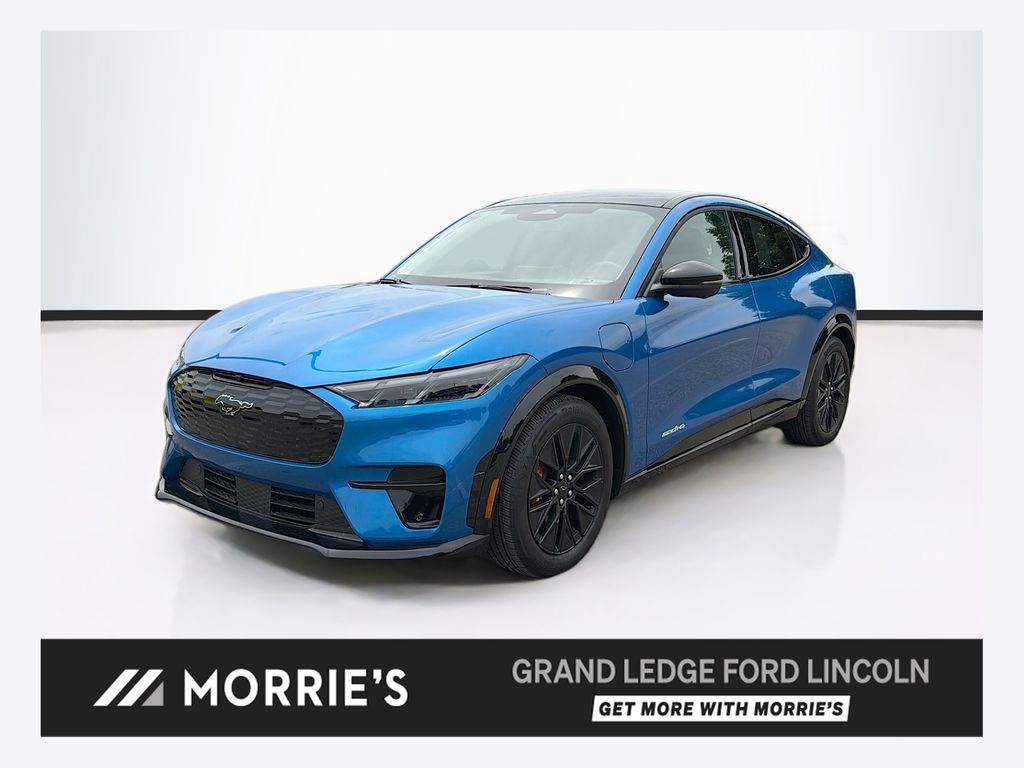Blue Metallic 2025 Ford Mustang Mach-E SUV / Crossover All-Wheel Drive Automatic