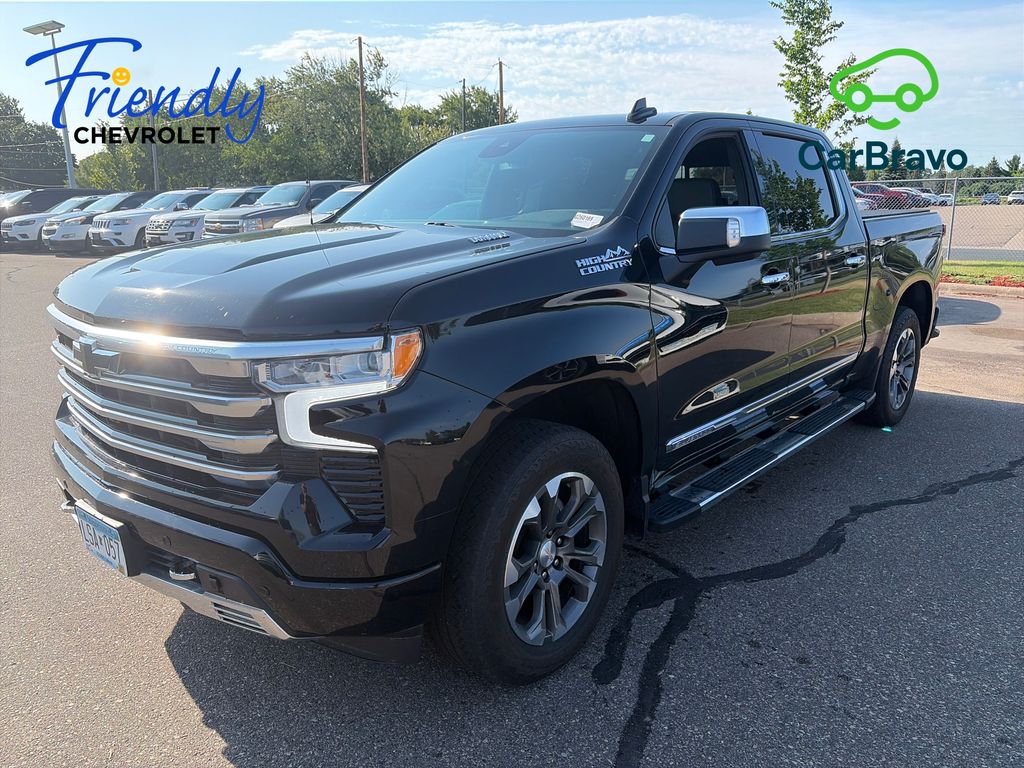 Black 2023 Chevrolet Silverado 1500 Pickup Truck Four-Wheel Drive Automatic