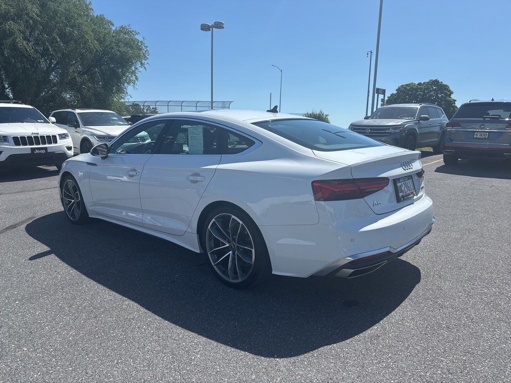 2023 Audi A5 Sportback 45 S line Premium Plus White at Audi Porsche Sewickley