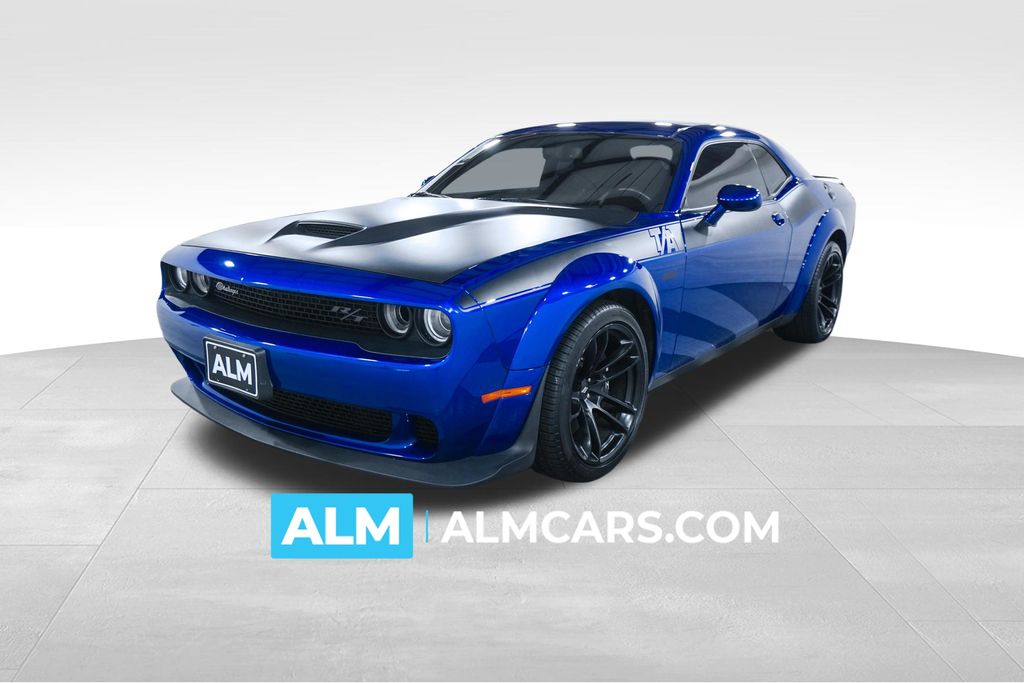 Indigo Blue 2021 Dodge Challenger Coupe Rear-Wheel Drive 8-Speed Automatic
