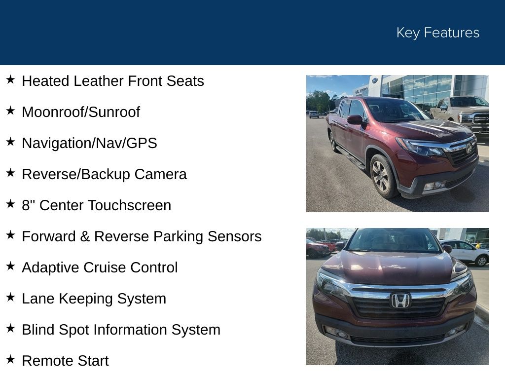 2018 Honda Ridgeline RTL-E