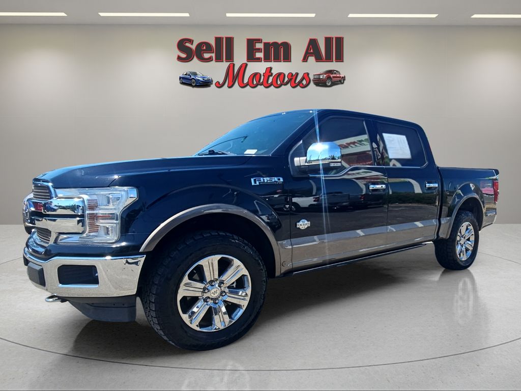 Black 2020 Ford F-150 King Ranch SuperCrew 4WD Pickup Truck Four-Wheel Drive Automatic