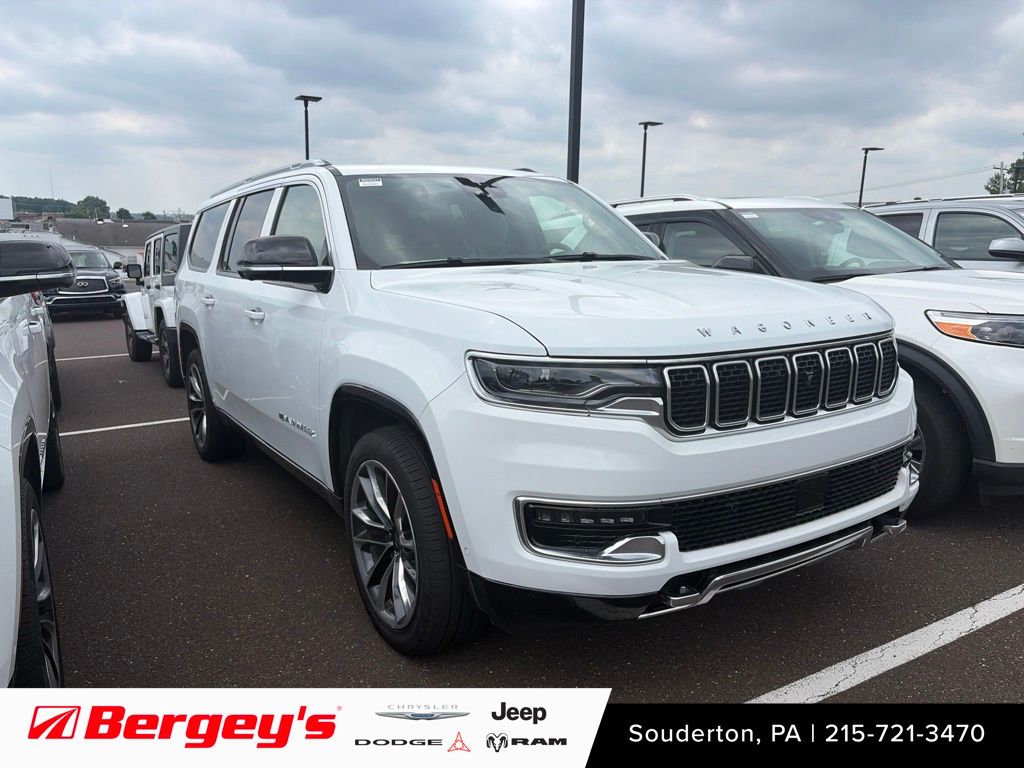 Bright White Clearcoat 2024 Jeep Wagoneer L SUV / Crossover Four-Wheel Drive 8-Speed Automatic