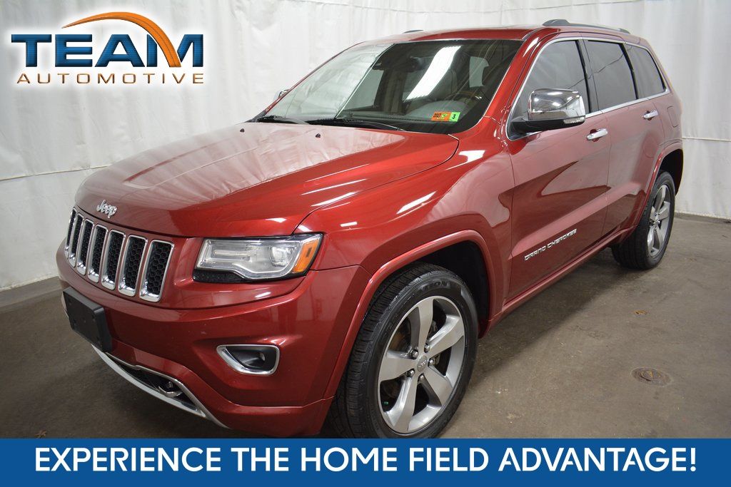 Deep Cherry Red Crystal Pearlcoat 2014 Jeep Grand Cherokee Overland SUV / Crossover 4X2 8-Speed Automatic
