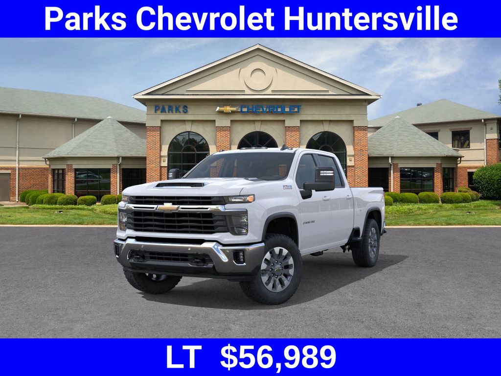 Summit White 2026 Chevrolet Silverado 2500HD LT Crew Cab 4WD Pickup Truck Four-Wheel Drive 10-Speed Automatic