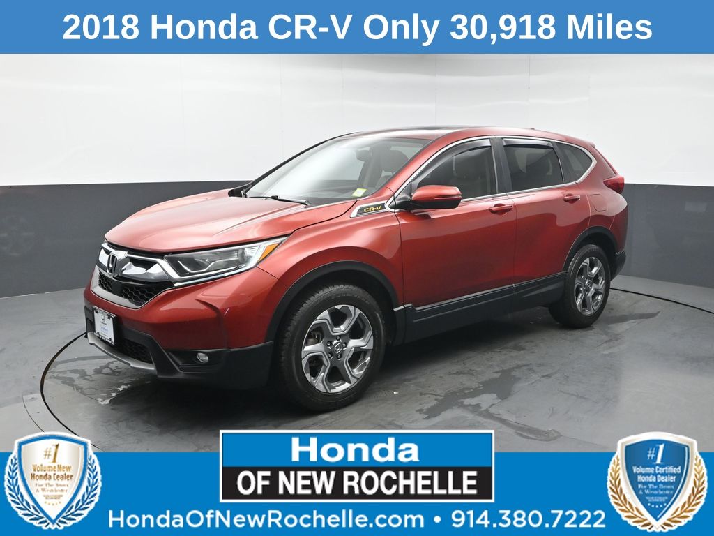 Molten Lava Pearl 2018 Honda CR-V EX-L AWD SUV / Crossover All-Wheel Drive Continuously Variable Transmission