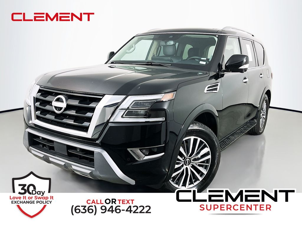 Super Black 2024 Nissan Armada SUV / Crossover Four-Wheel Drive 7-Speed Automatic