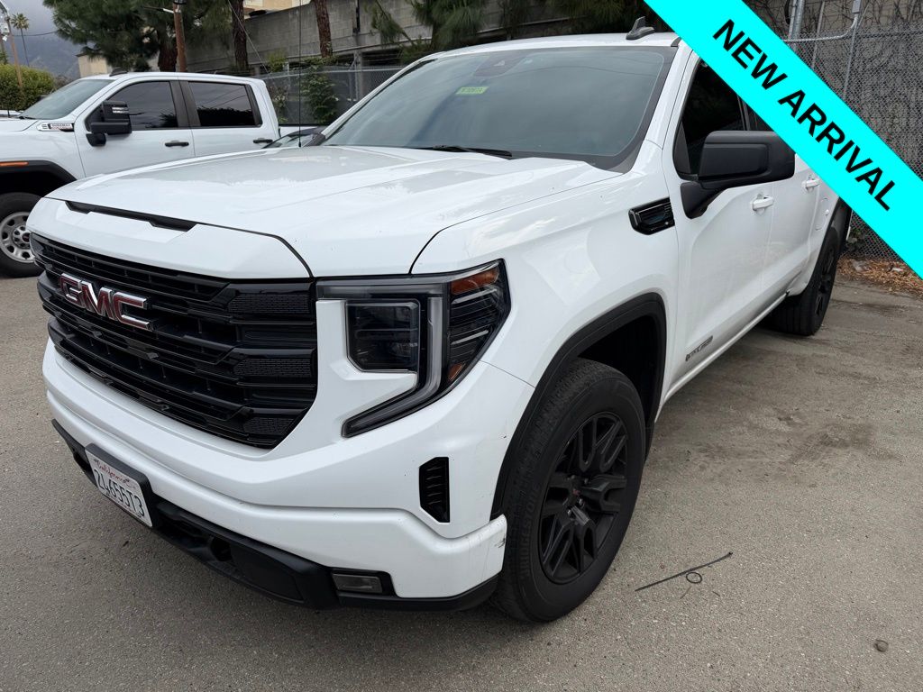 Summit White 2023 GMC Sierra 1500 Elevation Standard Crew Cab 4WD Pickup Truck Four-Wheel Drive 8-Speed Automatic