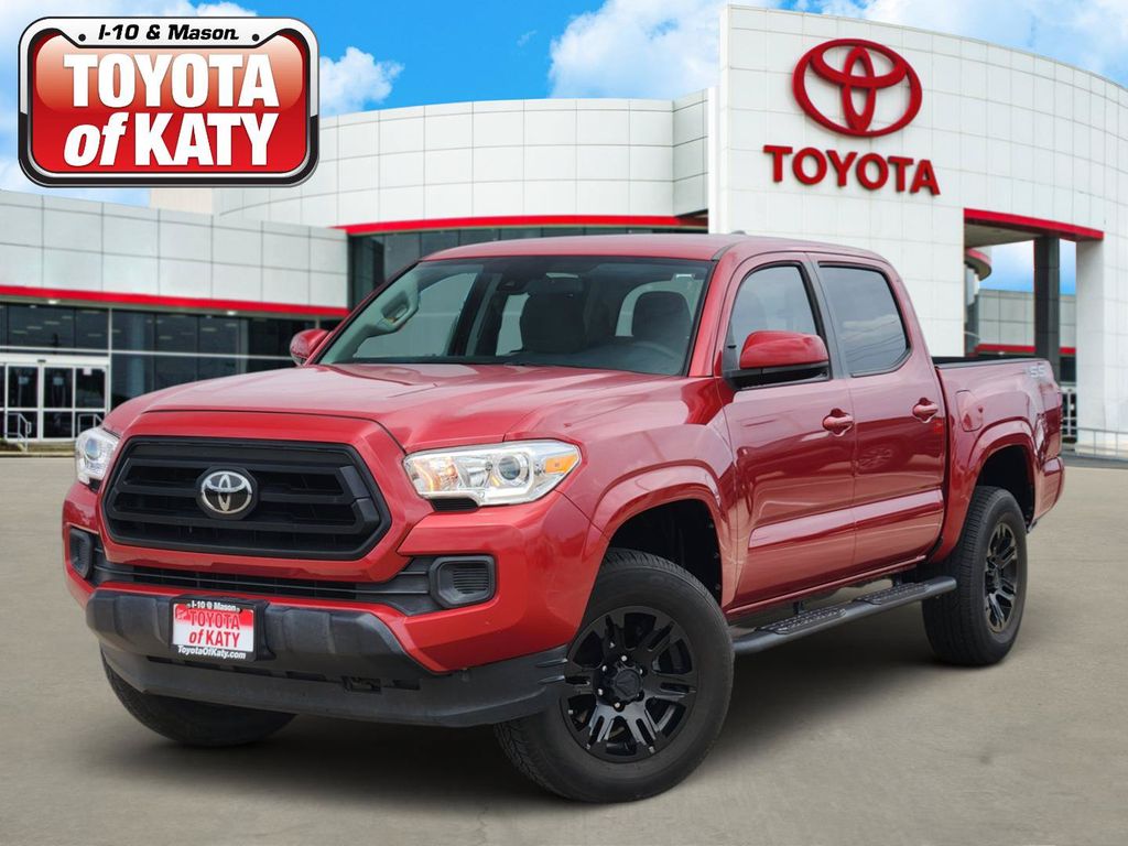 Barcelona Red Metallic 2021 Toyota Tacoma Pickup Truck 4X2 6-Speed Automatic